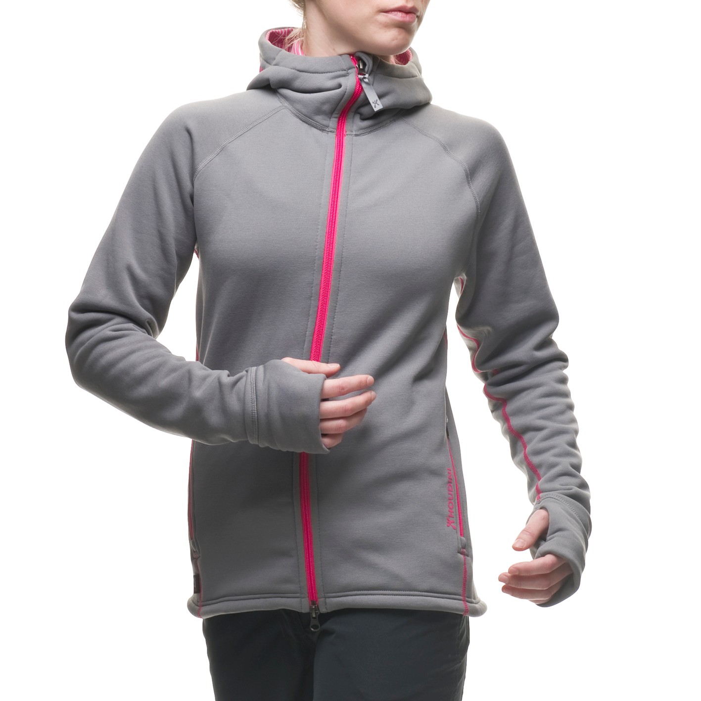Houdini Womens Power Houdi Signed Stay Grey