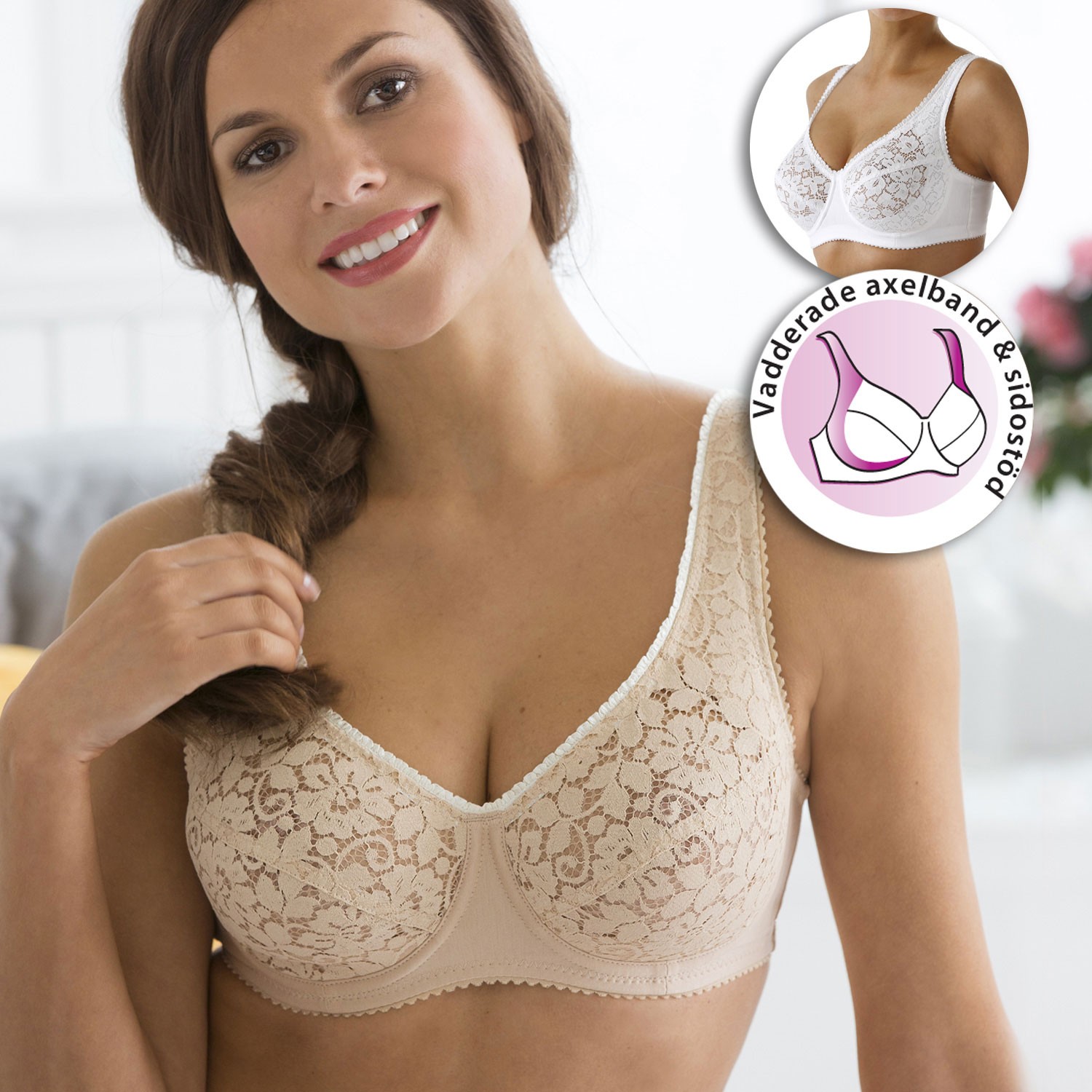 Miss Mary Underwired Bra In Exclusive Cotton F
