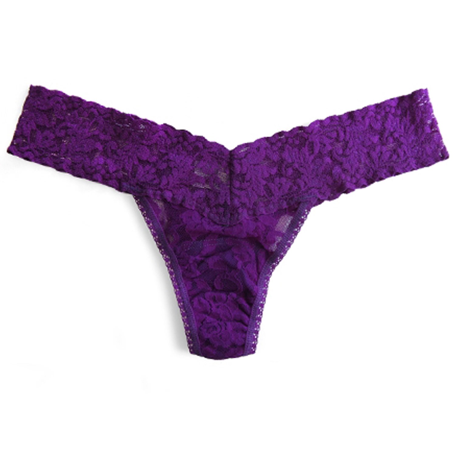 Hanky Panky Low Rise Thong Purple Velvet
