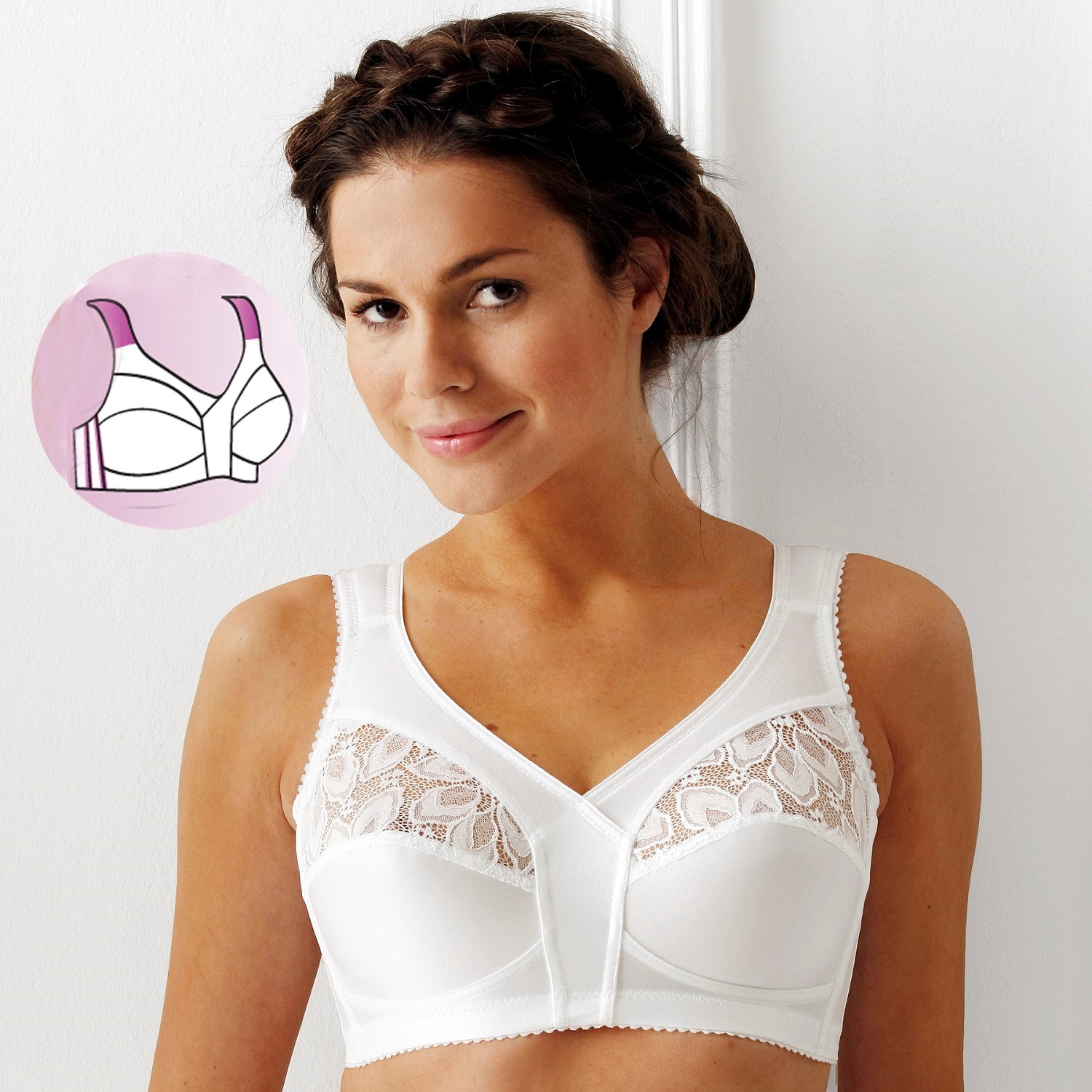 Miss Mary Soft Cup Wrap-Bra F-H