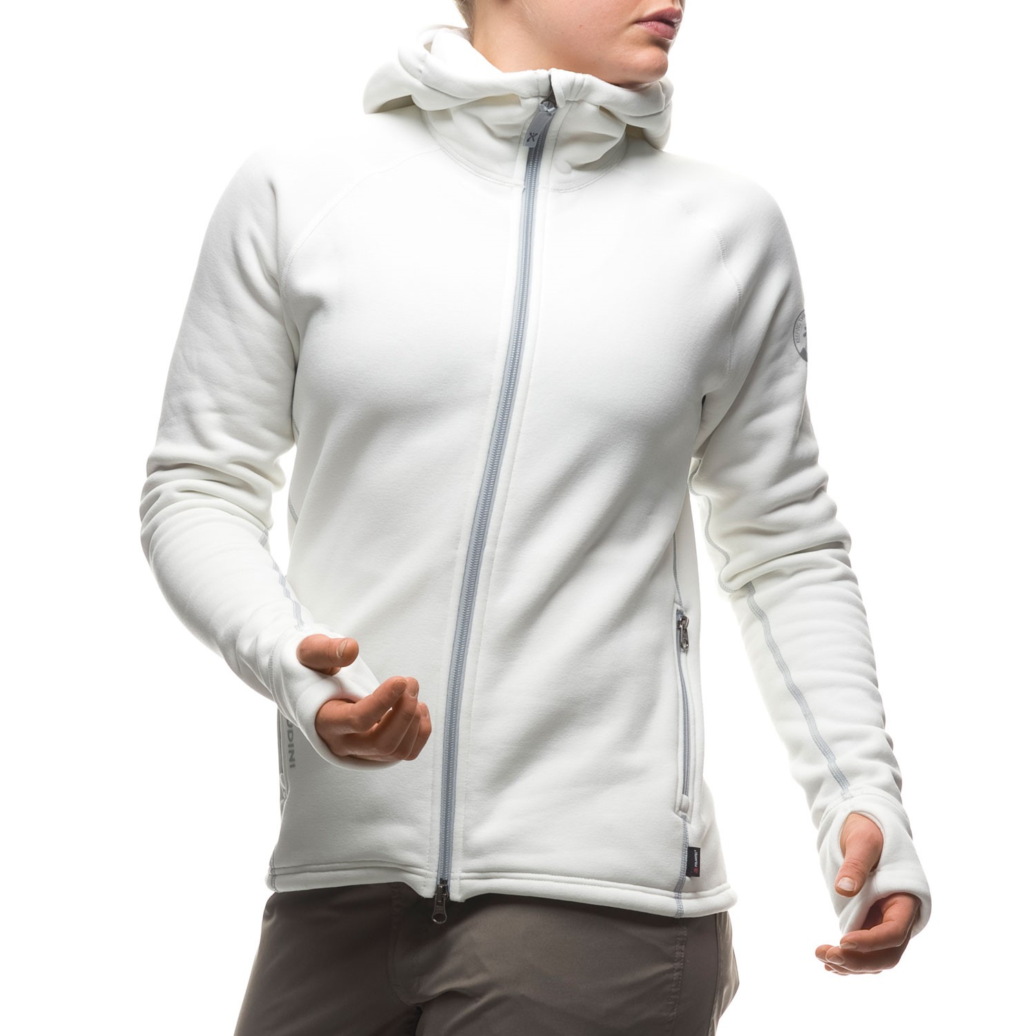 Houdini Womens Power Houdi Powderday White