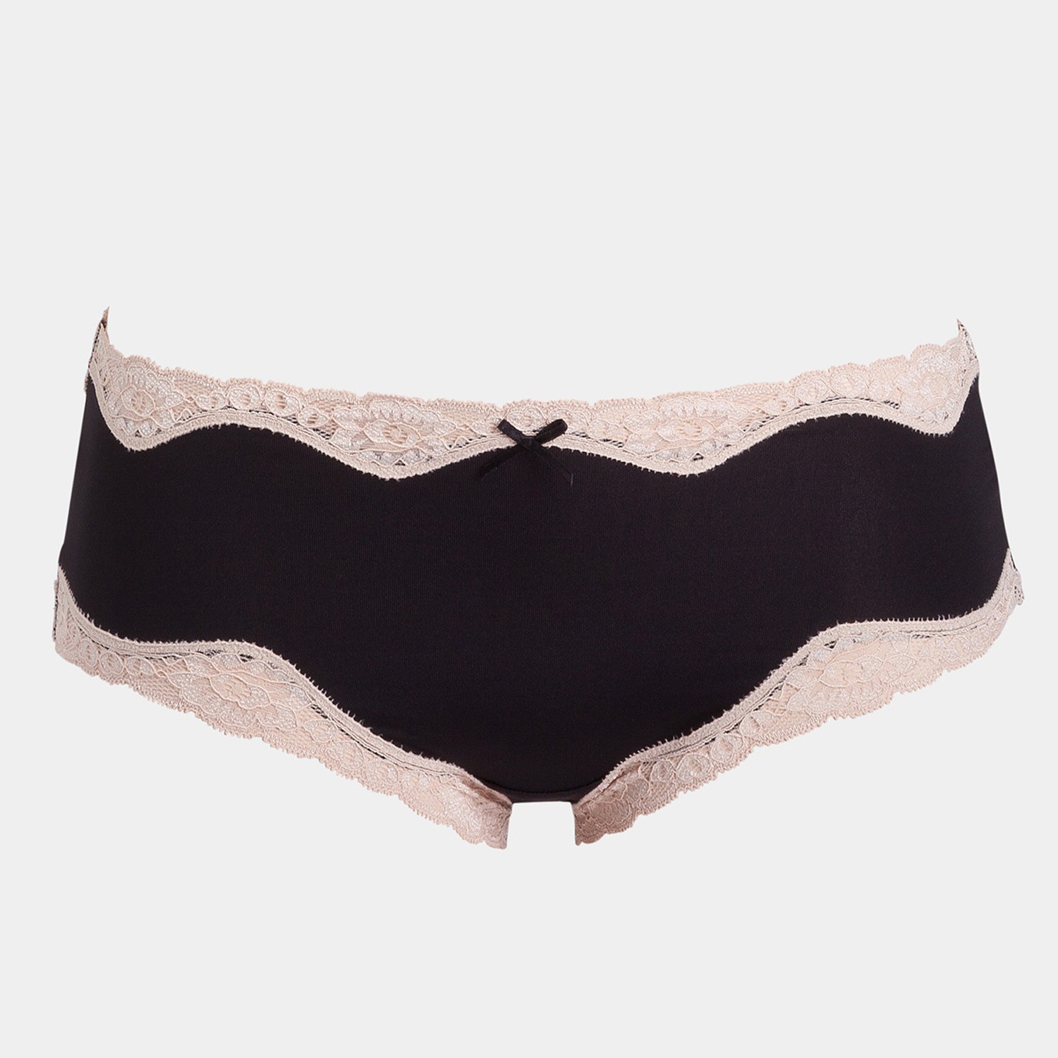 Triumph Micro and Lace Hipster Black/Nude 