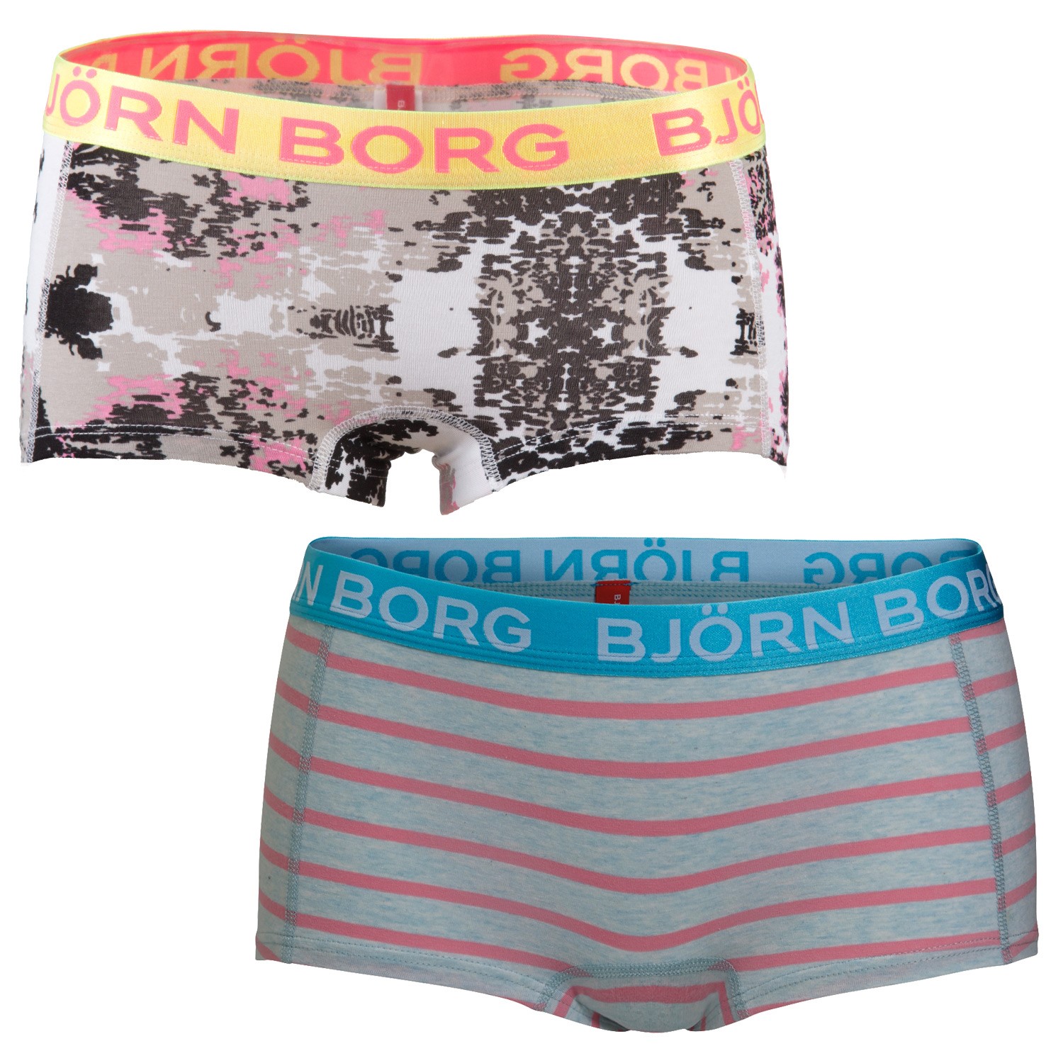 BB Girls Mini Shorts Zen Stripe and Spaced Out