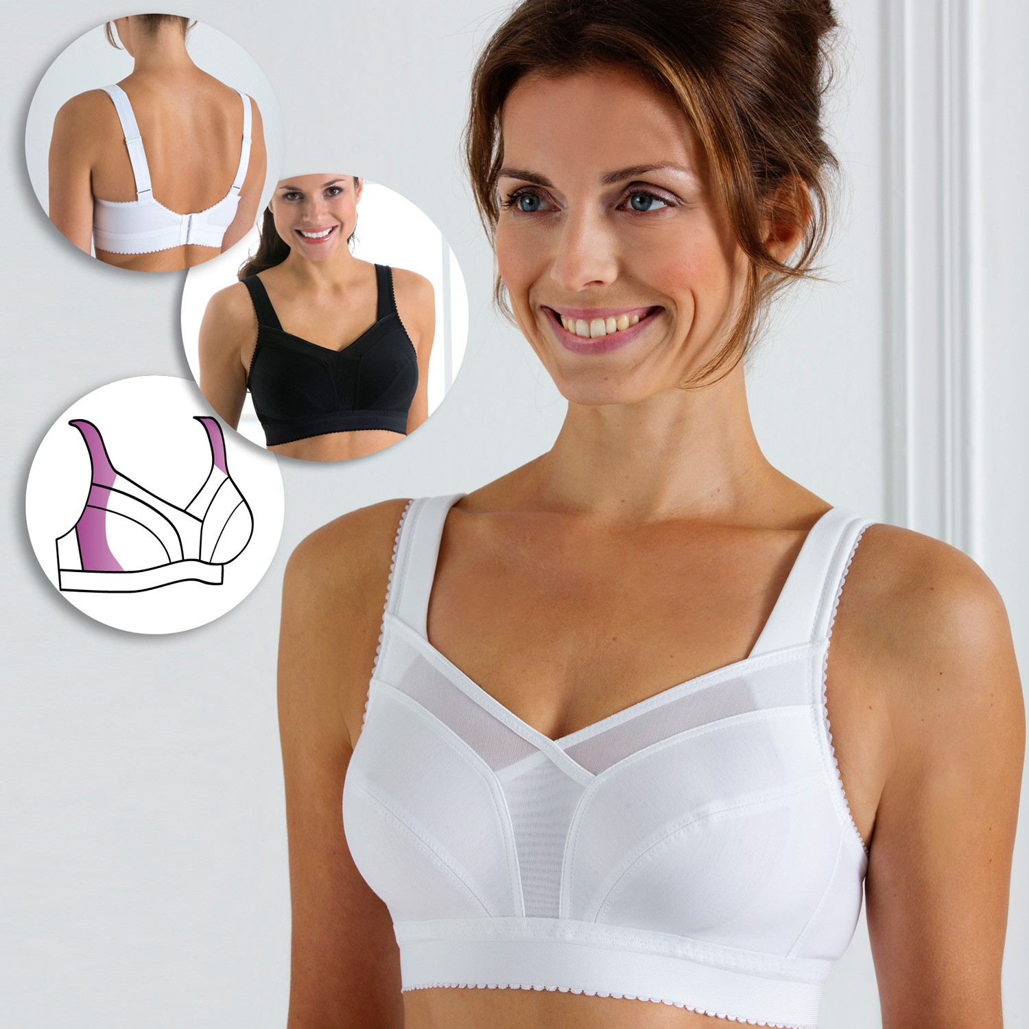 Miss Mary Soft Cup Activity Bra E