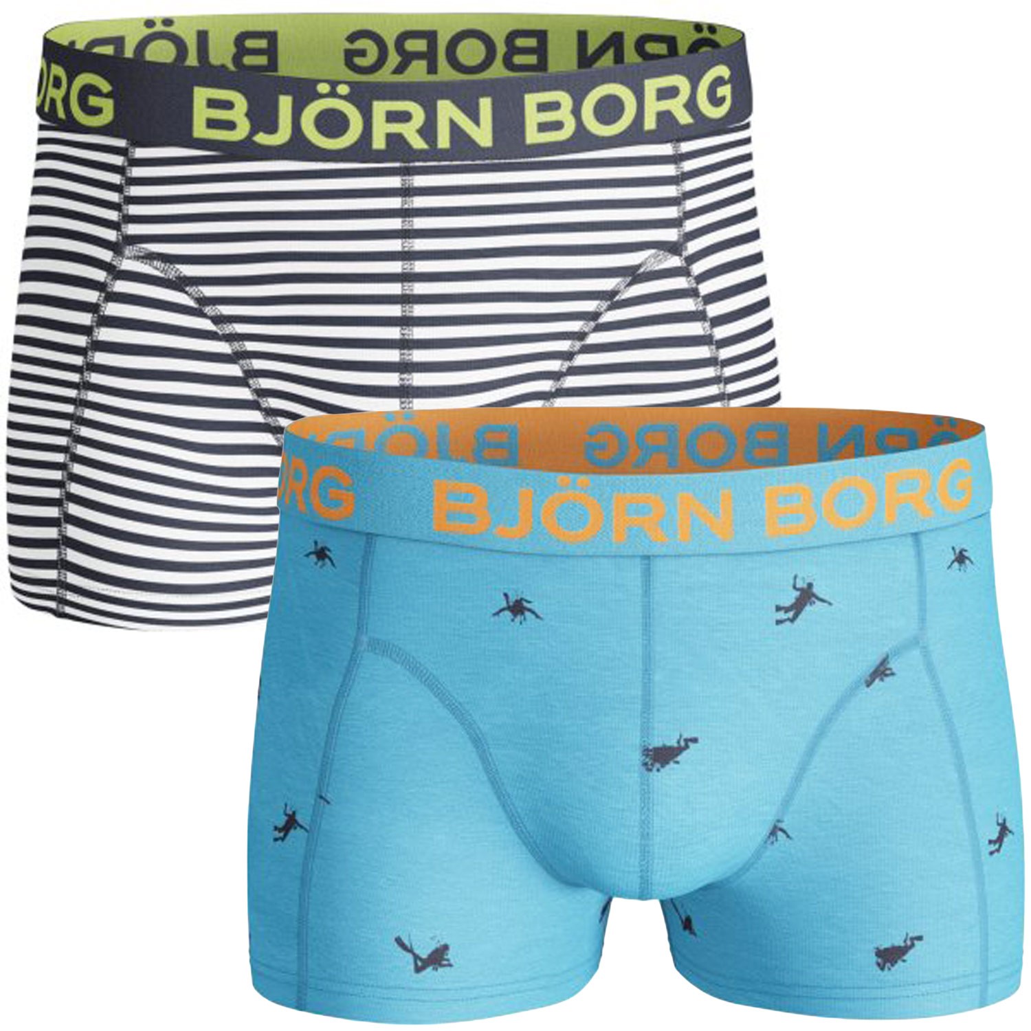 Björn Borg Short Shorts Summer stripes&Scuba Diver