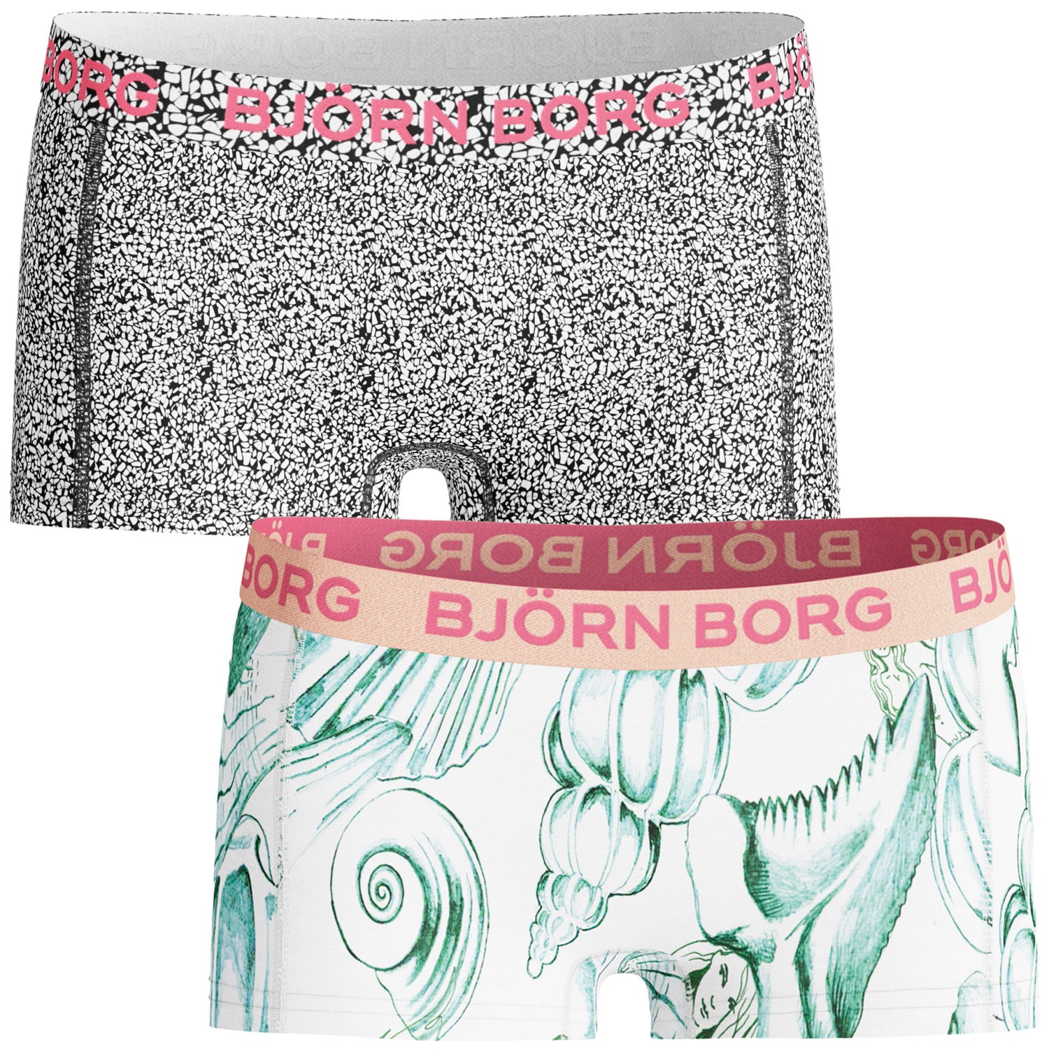 Björn Borg Mini Shorts Girls Shells & Gravel