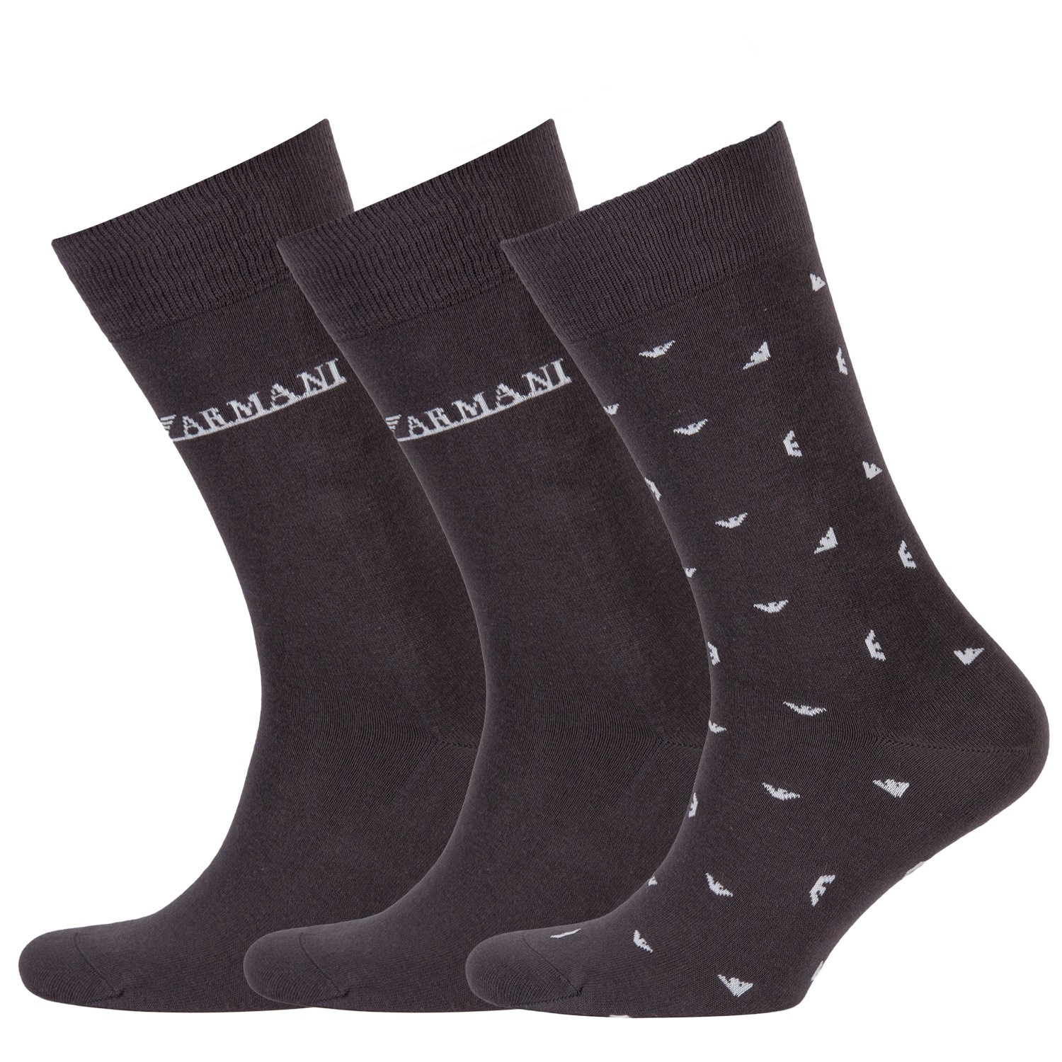 Armani Plain Stretch Cotton Short Socks