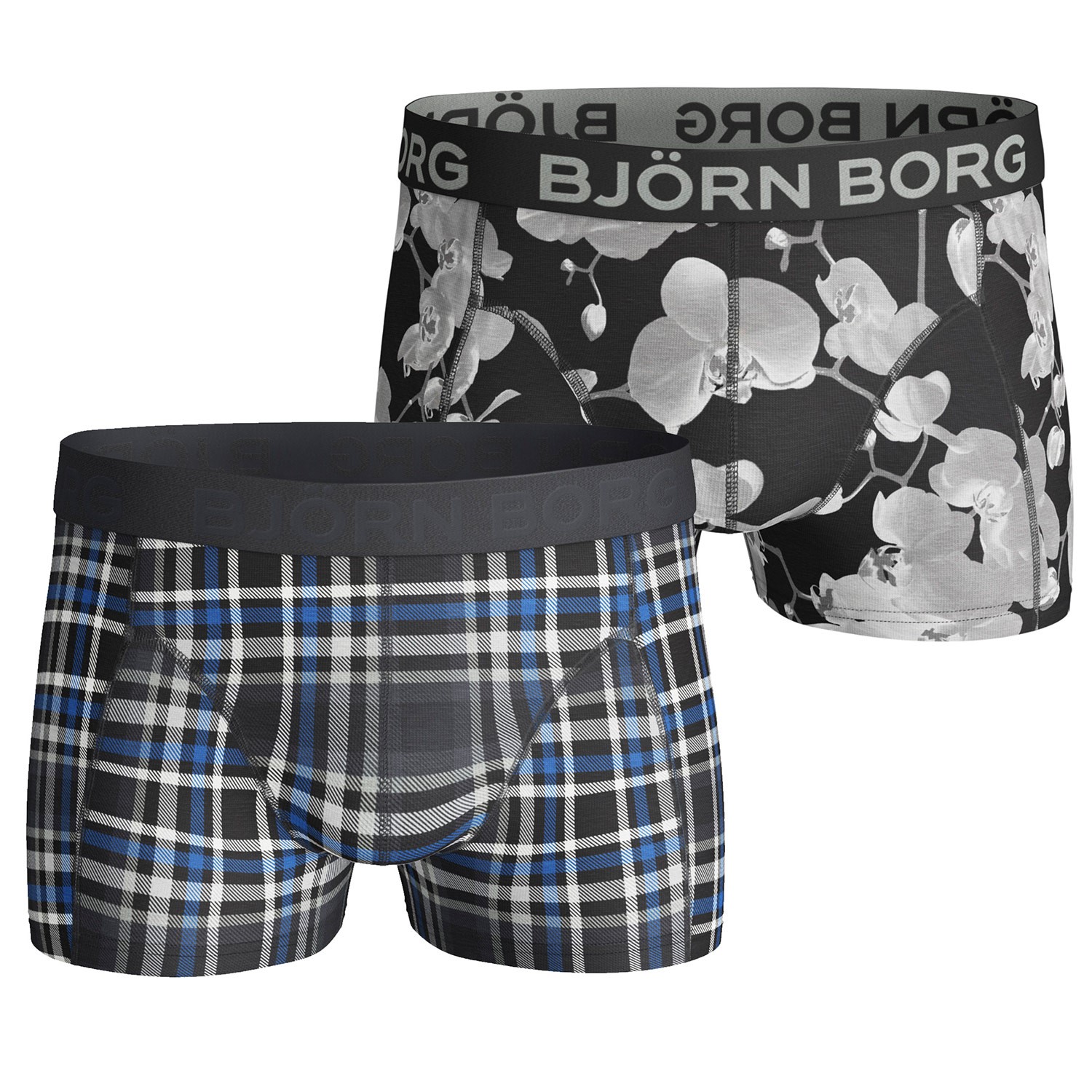 Björn Borg Short Shorts Check and Toxic Orchid