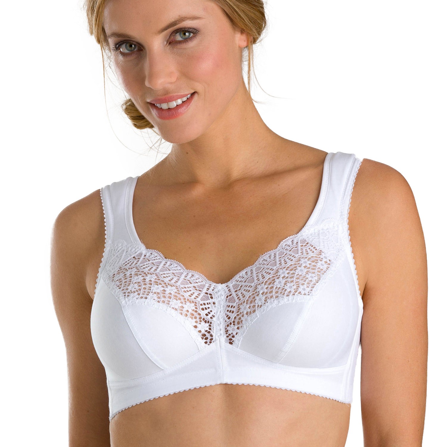 Miss Mary Cotton Bra Without Underwire