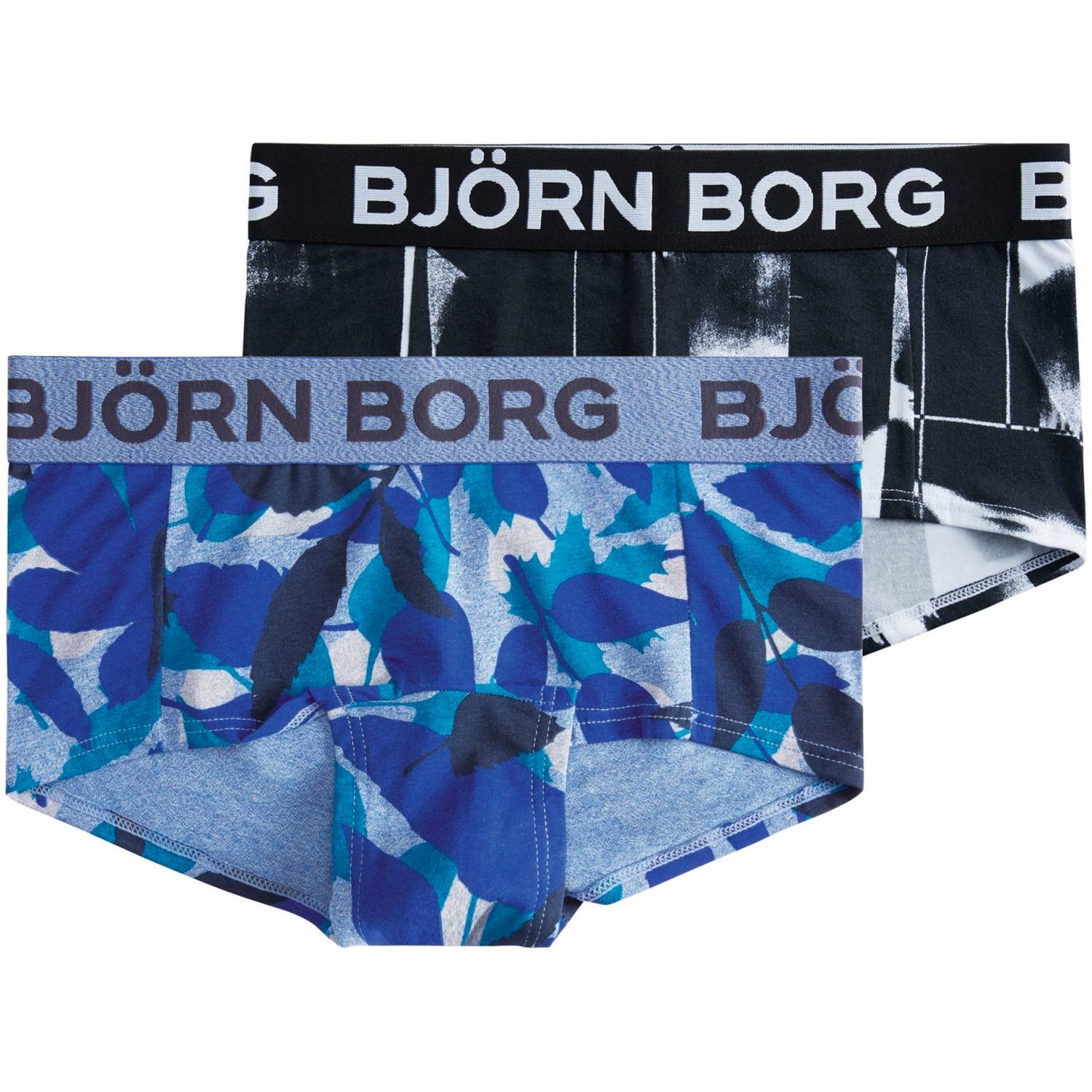 Björn Borg Autumn Leaf and Abstract Mini Shorts