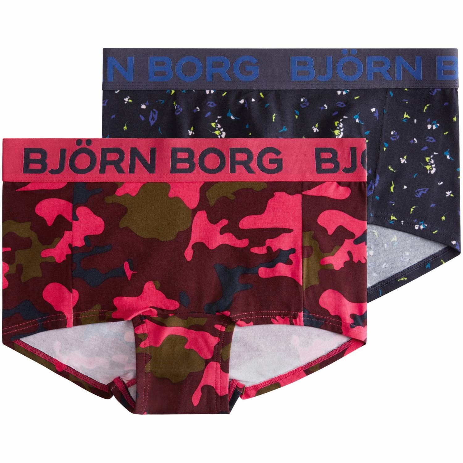 Björn Borg Camo and Paper Flower Mini Shorts