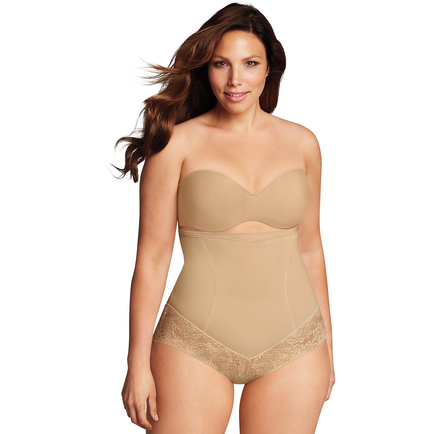 Maidenform Curvy Firm Foundations Hi-Waist Brief