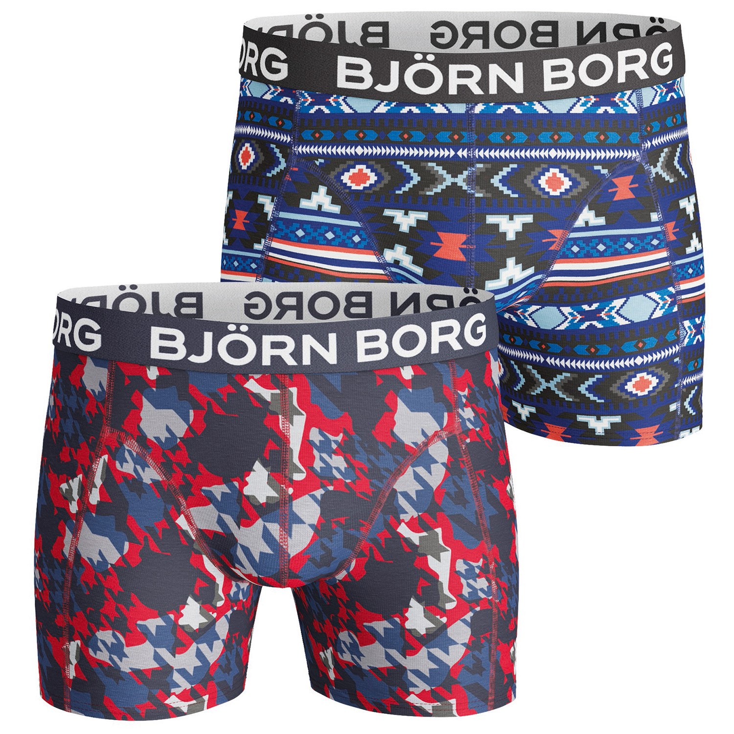 Björn Borg Houndtooth And Navajo Shorts 