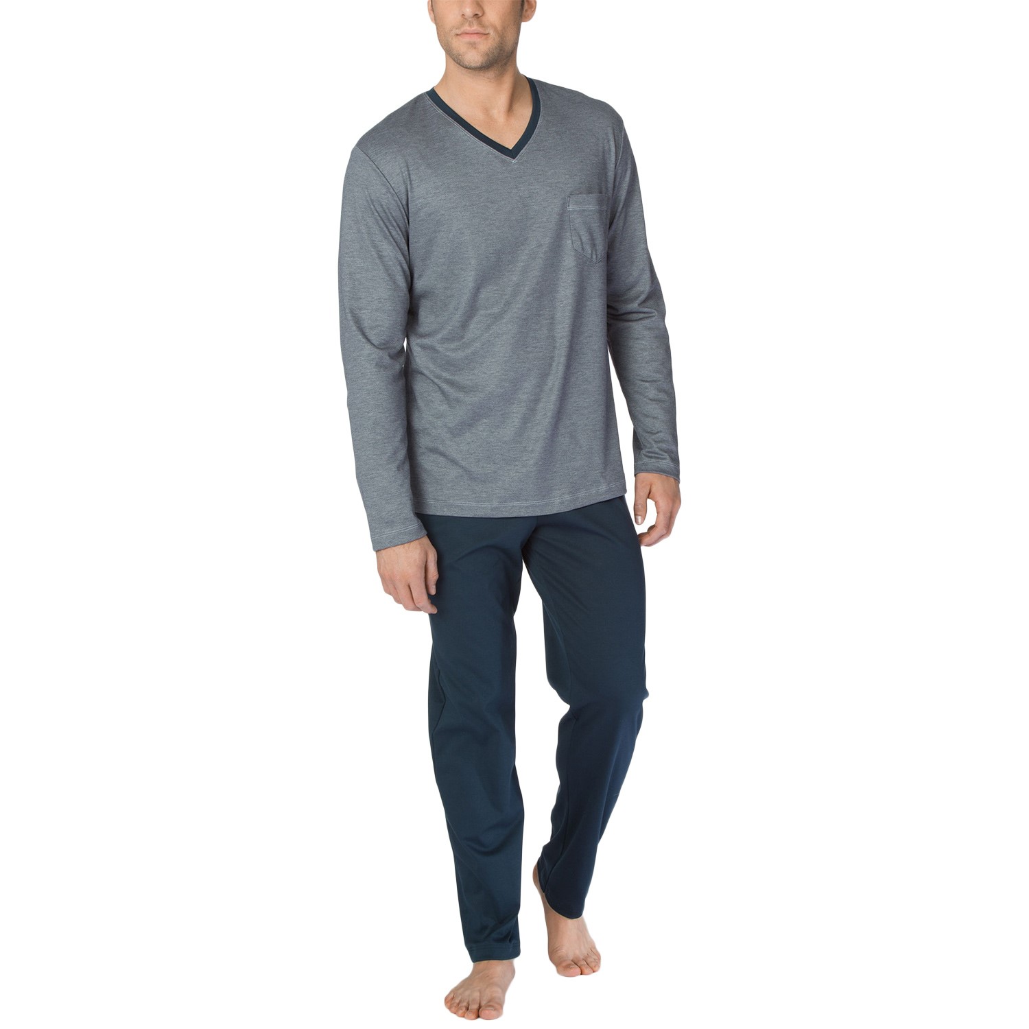 Calida Comfy Zone Wide Leg Long Pyjamas 