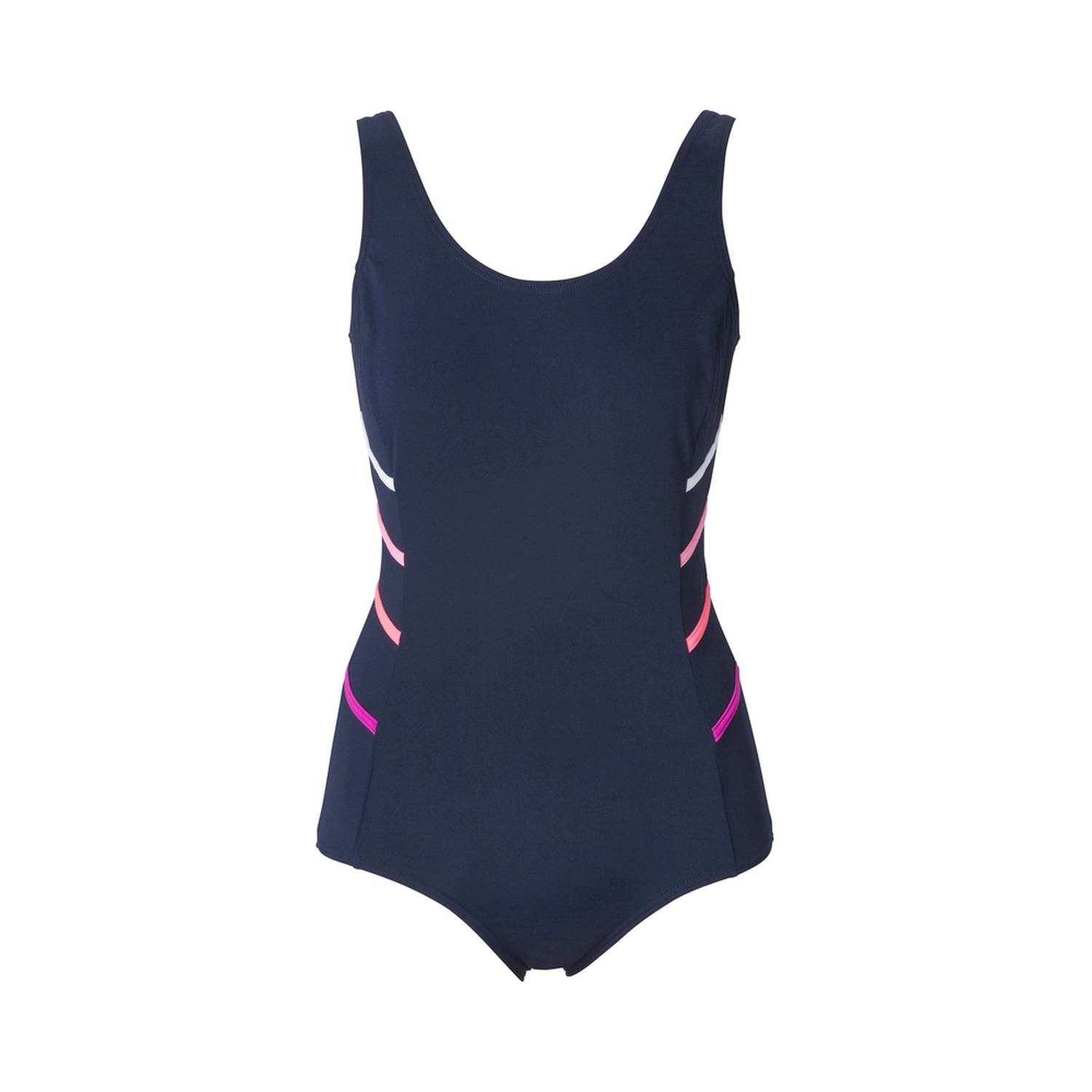 Trofe Swimsuit With Bust Lining And Stripes