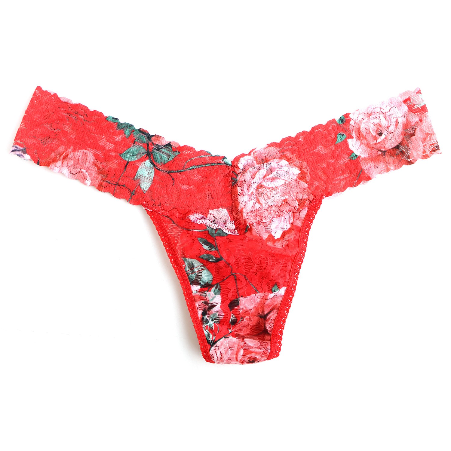 Hanky Panky Low Rise Thong Holiday Blossom