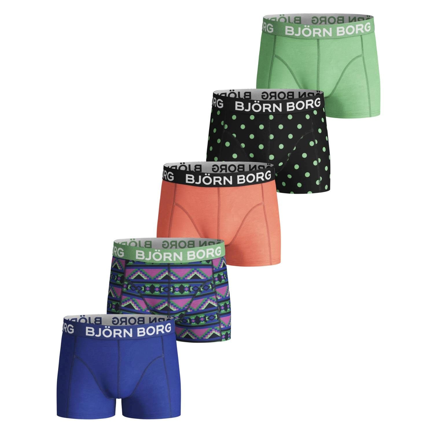 Björn Borg Abstract and Dot Shorts For Boys