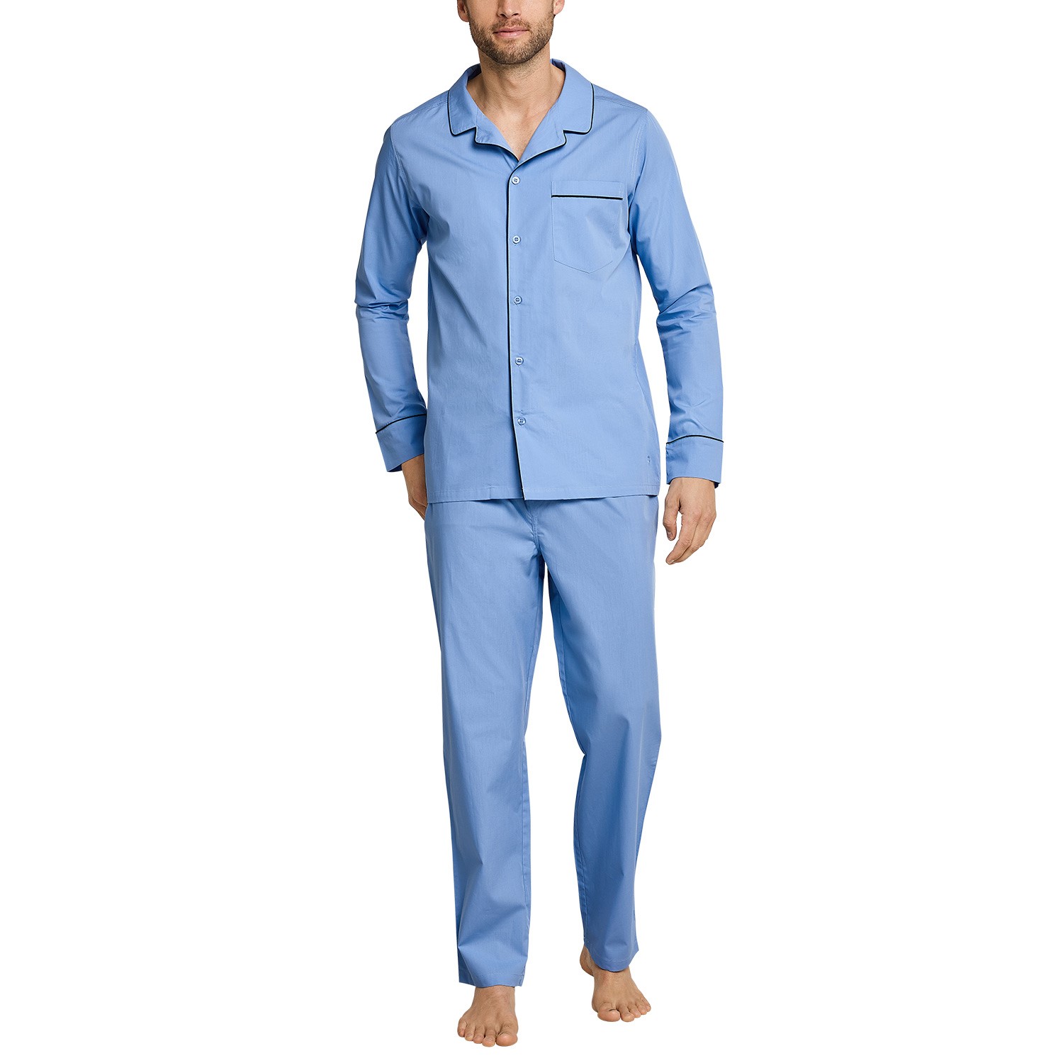 Seidensticker Popeline Long Pyjama