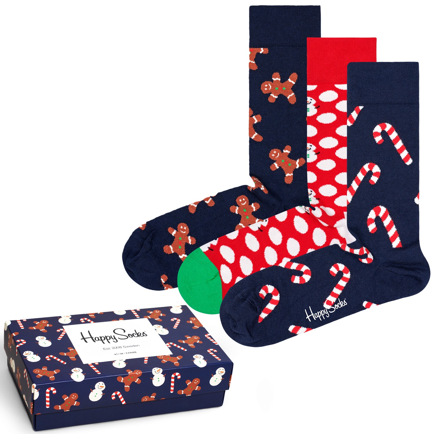 Happy Socks Gingerbread Socks Gift Box