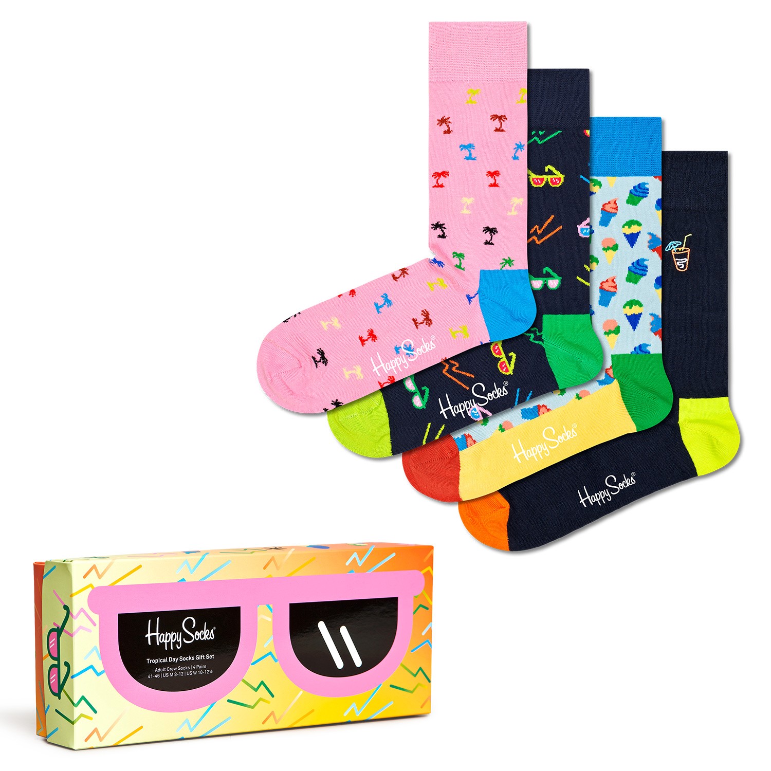 Happy Socks Tropical Day Socks Gift Box