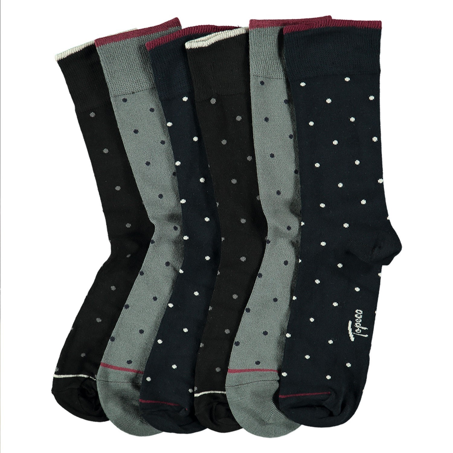 Topeco Men Bamboo Printed Socks