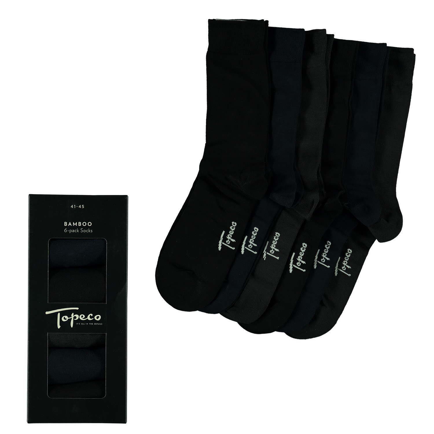 Topeco Men Bamboo Crew Socks