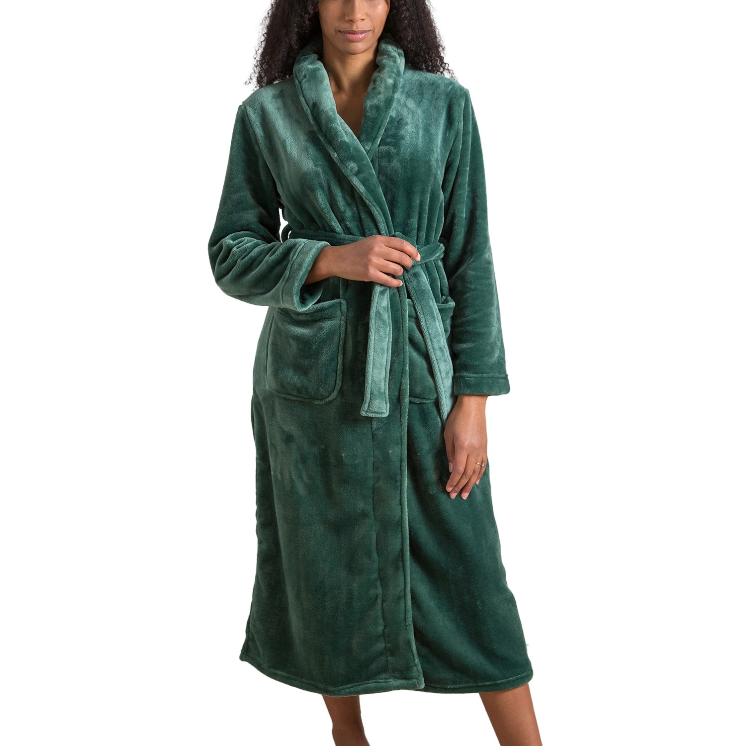 Trofe Solid Robe Silk Fleece