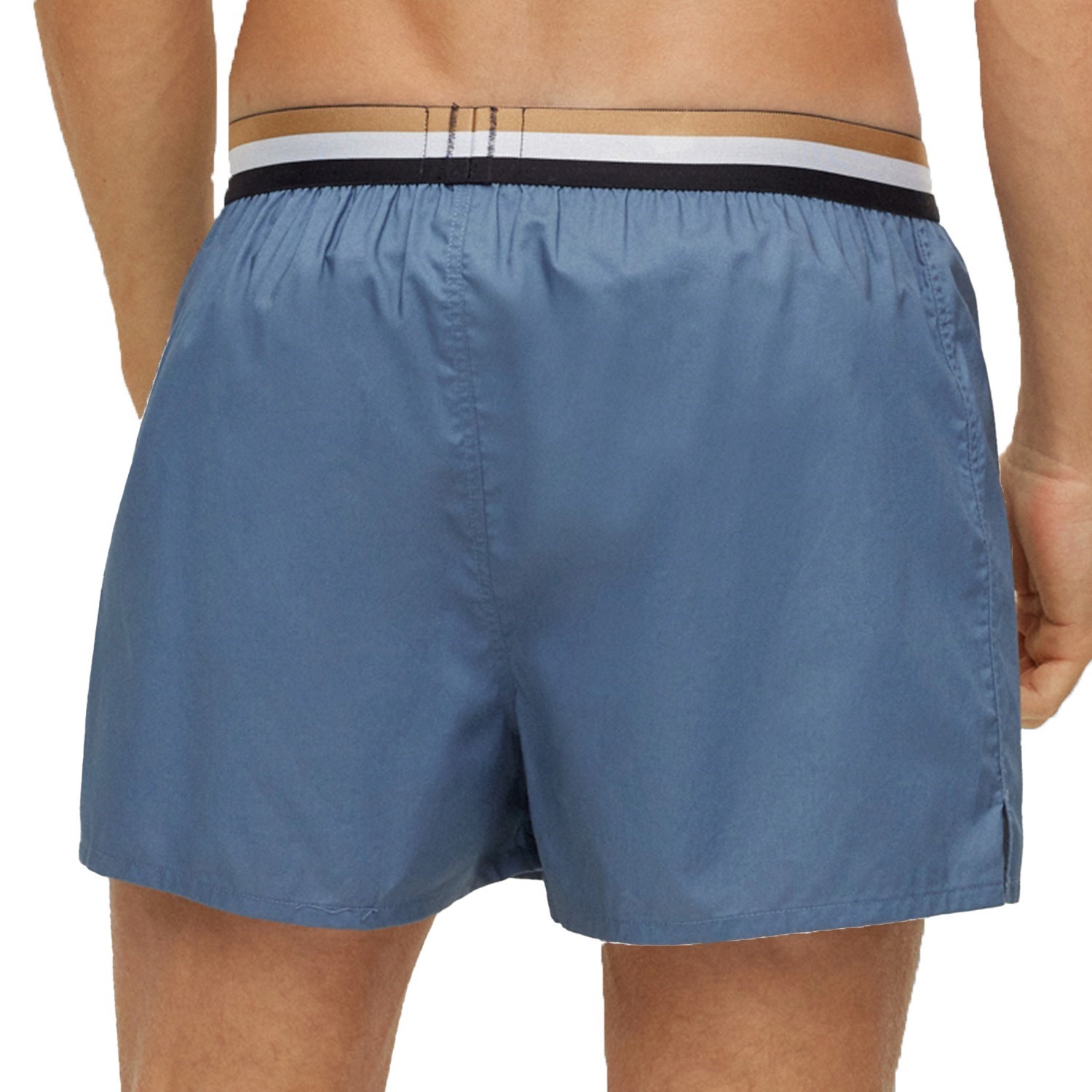 BOSS Woven Boxer Shorts With Fly A