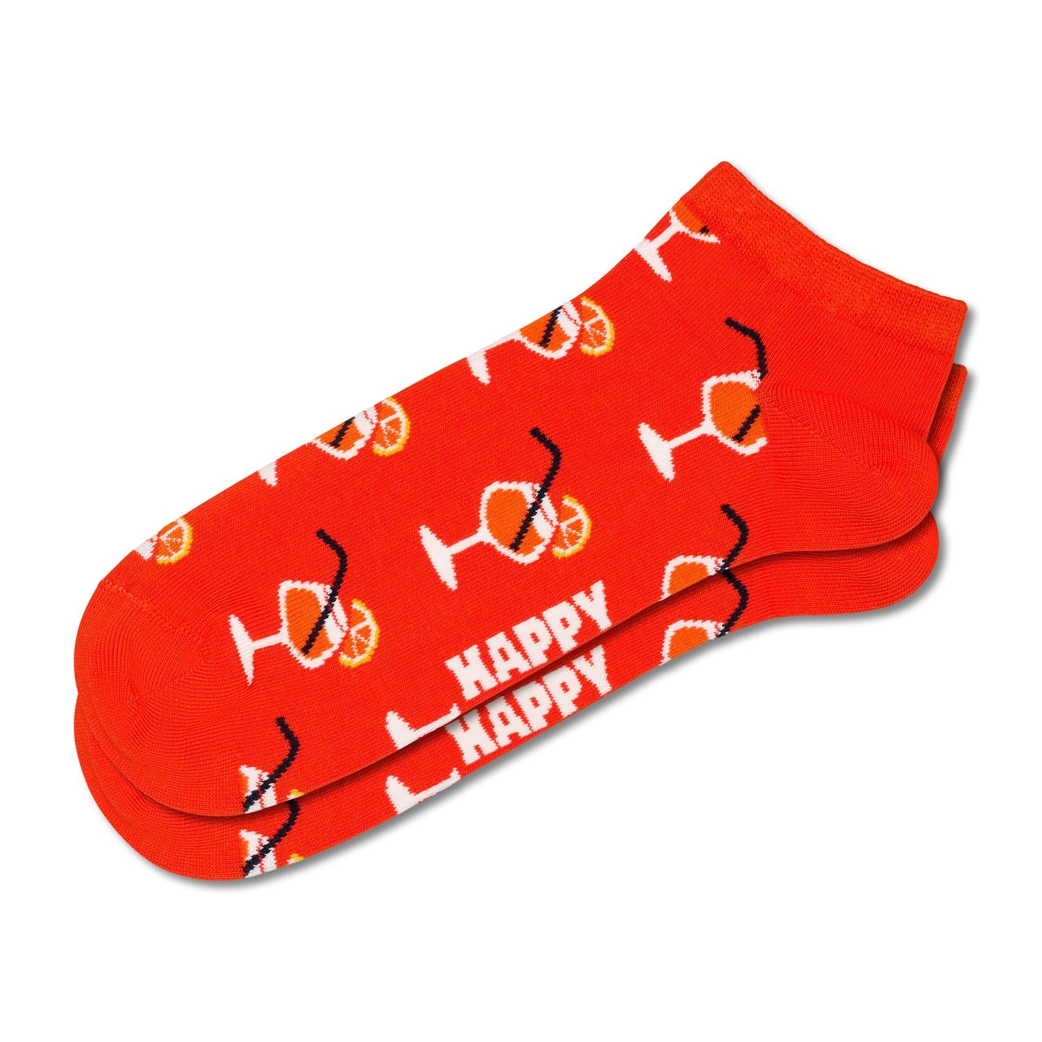 Happy Socks Orange Spritz Low Sock