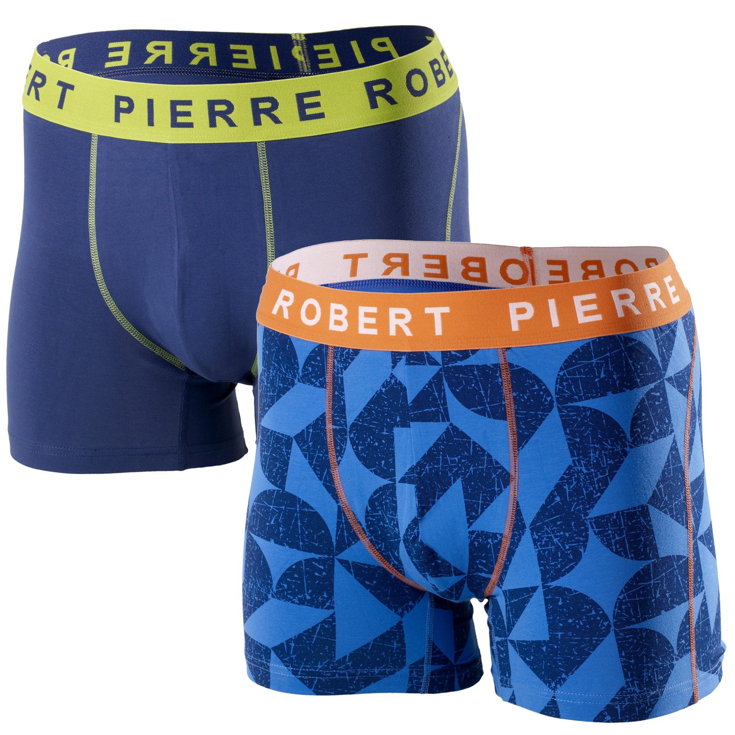 Pierre Robert For Men Cotton Boxers Blue Pattern