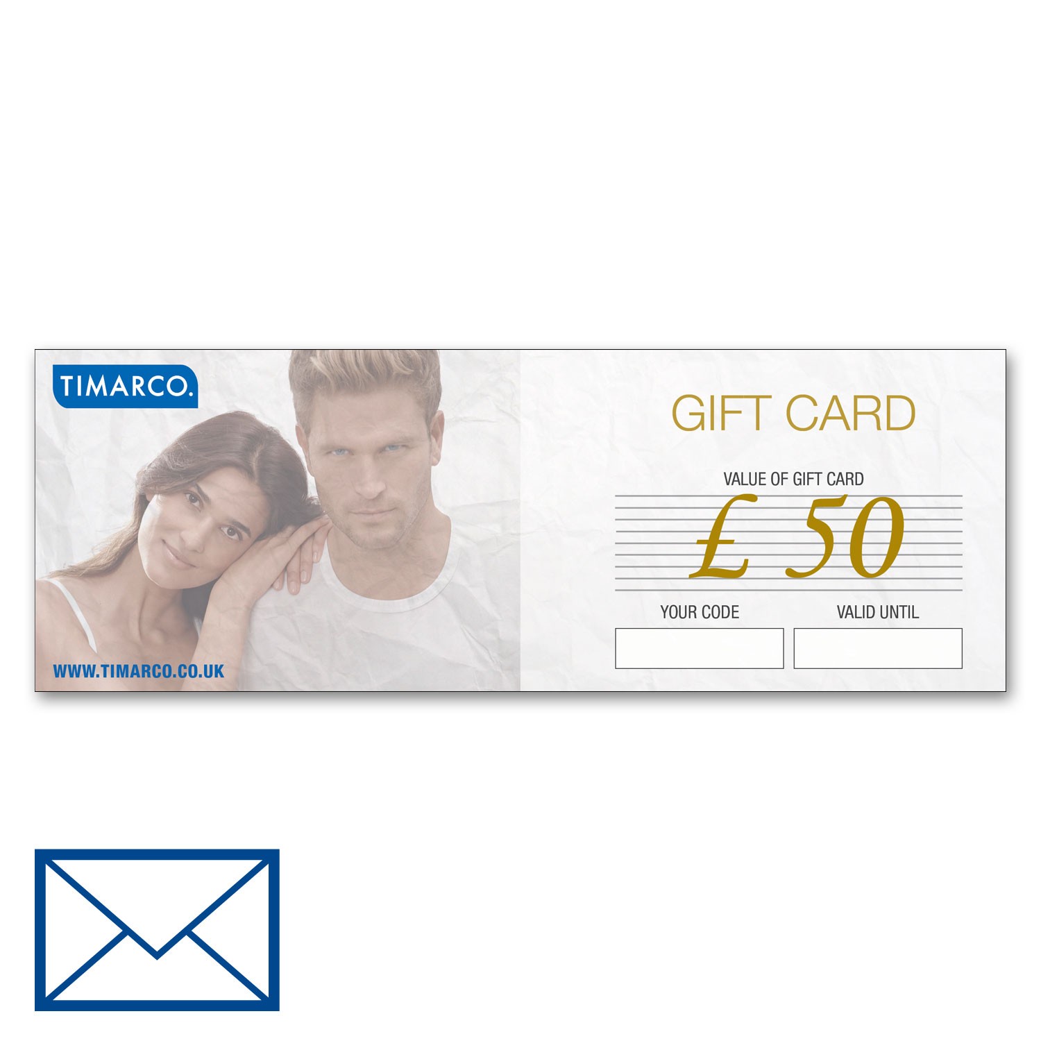 Gift card 50 GBP Paper