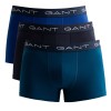 3-stuks verpakking Gant Cotton Stretch Trunks Colored