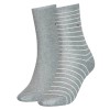 2-stuks verpakking Tommy Hilfiger Classic Small Stripe Socks 
