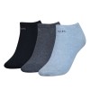 3-Pak Calvin Klein Chloe Cotton CK Logo Liner Socks