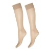 2-Pakkaus Deocy Silk Look 20d Kneehighs