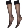 2-stuks verpakking Deocy Silk Look 20d Kneehighs