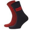 2-Pakning HUGO Label Rib Socks