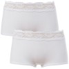 2-Pakning Trofe Lace Trimmed Boxer Briefs