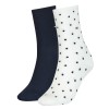 2-Pakkaus Tommy Hilfiger Women Dot Sock