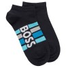 2-Pack BOSS Stripe Cotton Ankle Socks