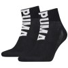 2-stuks verpakking Puma Men Logo Quarter Socks 