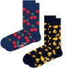 2-Pakning Happy Socks Classic Cherry Socks  