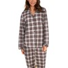 Lady Avenue Cotton Flannel Pyjamas