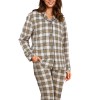 Lady Avenue Cotton Flannel Pyjamas