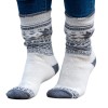 Trofe Knitted Patterned Wool Sock  