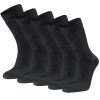 5-Pakning Seger Basic Cotton Socks