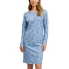 azul estampado
