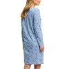 azul estampado