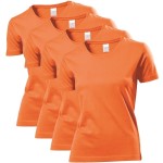 4-stuks verpakking Stedman Classic Women T-shirt