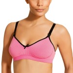 Boob Fast Food Nursing Bra Striped Pink